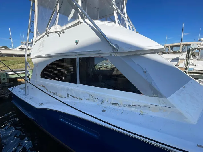  Yacht Photos Pics FRONT WINDOWS GLASSED IN & NEW ONE PIECE FRAMLESS TEMPERED LAMINATE WINDOWS!!