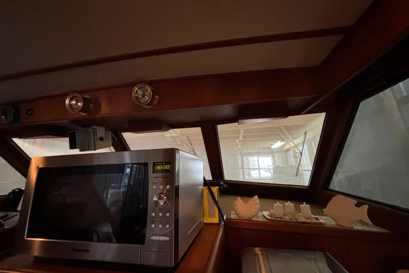 Encore II Yacht Photos Pics Galley forward