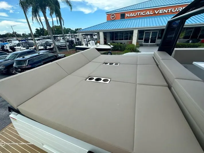  Yacht Photos Pics 2022 De Antonio Yachts D34 Xplorer sun deck at Nautical Ventures dealership.