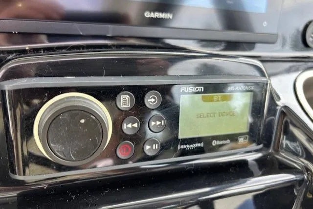  Yacht Photos Pics Fusion marine stereo system on Jeanneau NC Sport 895, 2021 model.