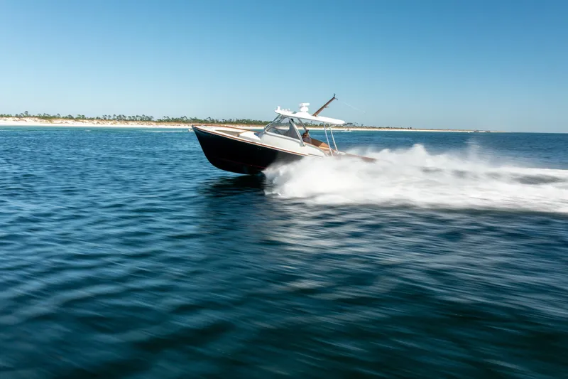 Wood Yacht Photos Pics 2014 Release 34 Walkaround- Port