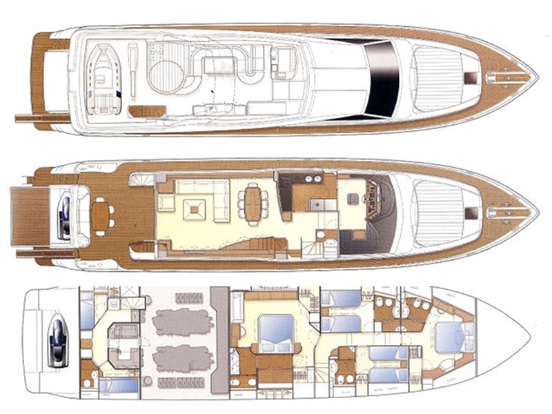 1999 Ferretti Yachts Custom 94