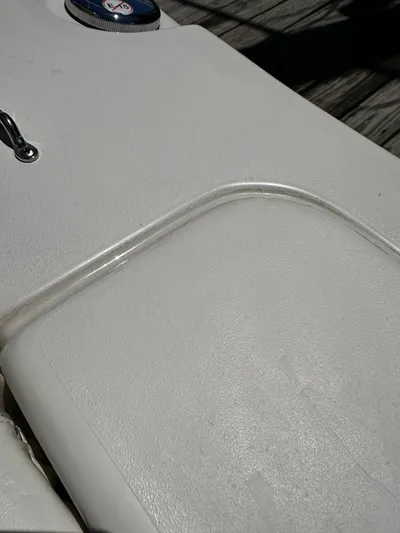 Katy Lady Yacht Photos Pics Close-up of 2017 Grady-White Canyon 376 boat deck detail.