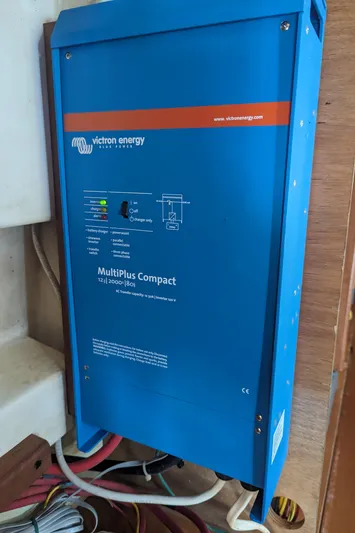 La Gaspesienne Yacht Photos Pics Victron Energy MultiPlus Compact inverter installed on a 2011 Beneteau Oceanis 40 sailboat.