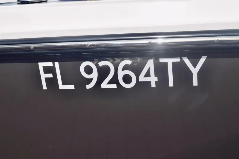  Yacht Photos Pics 2025 Monterey 275SS Super Sport boat with registration FL 9264TY.