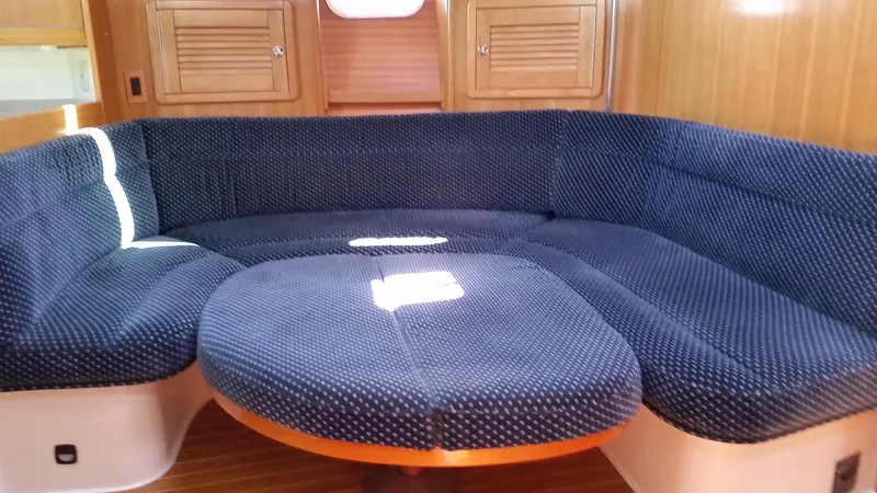 Wanderlust Yacht Photos Pics Dinette converted to sleeping area