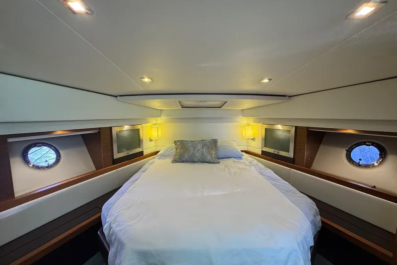 Present Tense Yacht Photos Pics Master cabin in the daytime