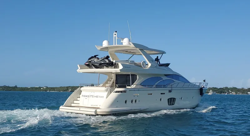 Thinks It's His Too Yacht Photos Pics 