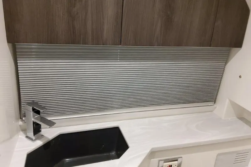  Yacht Photos Pics Modern kitchen area in 2022 Formula 380 Super Sport Crossover OB boat.