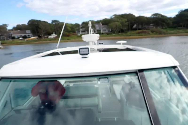  Yacht Photos Pics 2022 Formula 380 Super Sport Crossover OB on a scenic waterway.