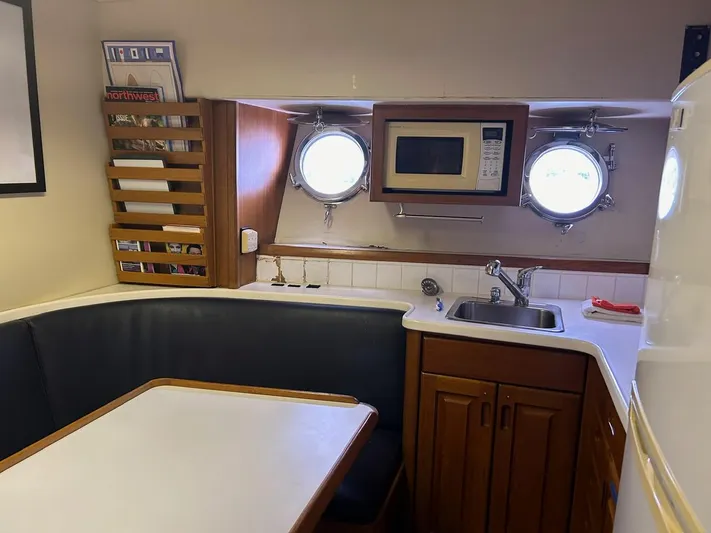 Ocean Pearl Yacht Photos Pics Crew Galley