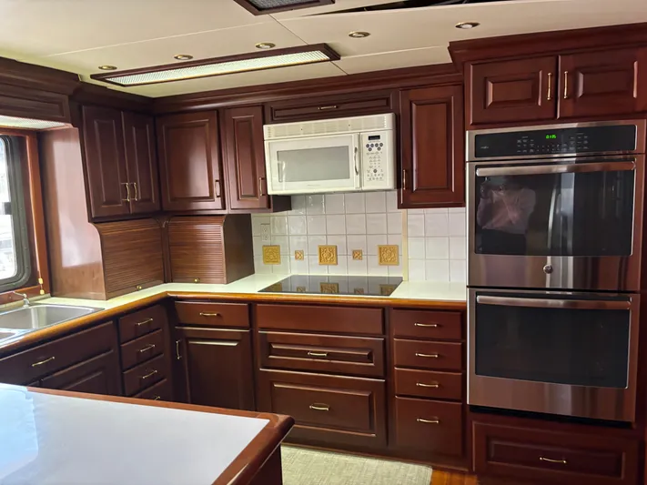 Ocean Pearl Yacht Photos Pics Galley