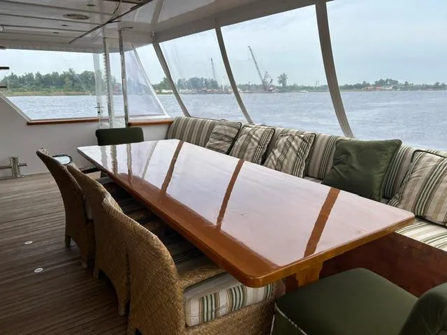 Ocean Pearl Yacht Photos Pics aft deck