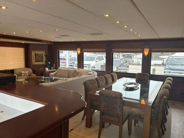 Ocean Pearl Yacht Photos Pics dining room
