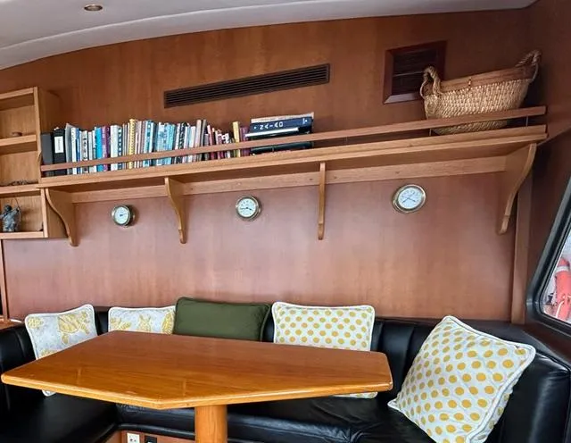 Ocean Pearl Yacht Photos Pics pilothouse