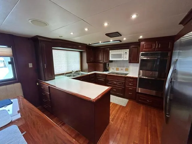 Ocean Pearl Yacht Photos Pics galley