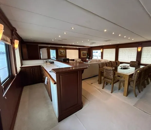 Ocean Pearl Yacht Photos Pics salon bar