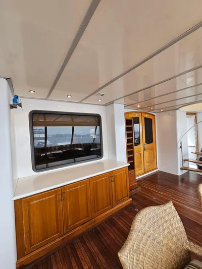 Ocean Pearl Yacht Photos Pics aft deck