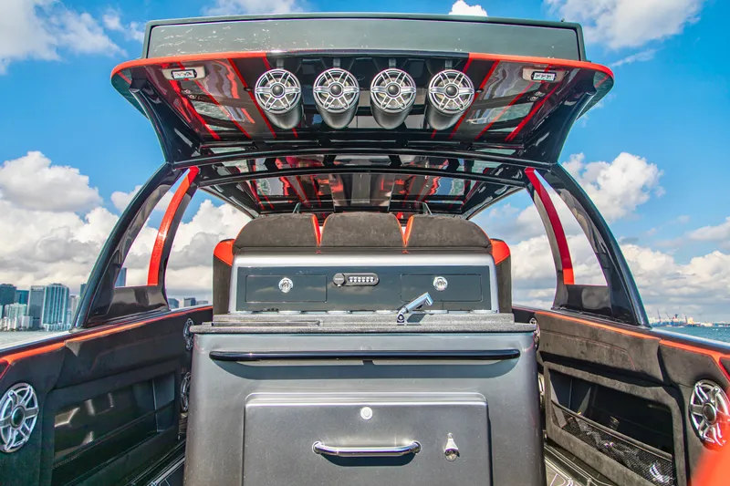  Yacht Photos Pics 2021 Concept 44' Open Deck boat with sleek design and advanced audio system.