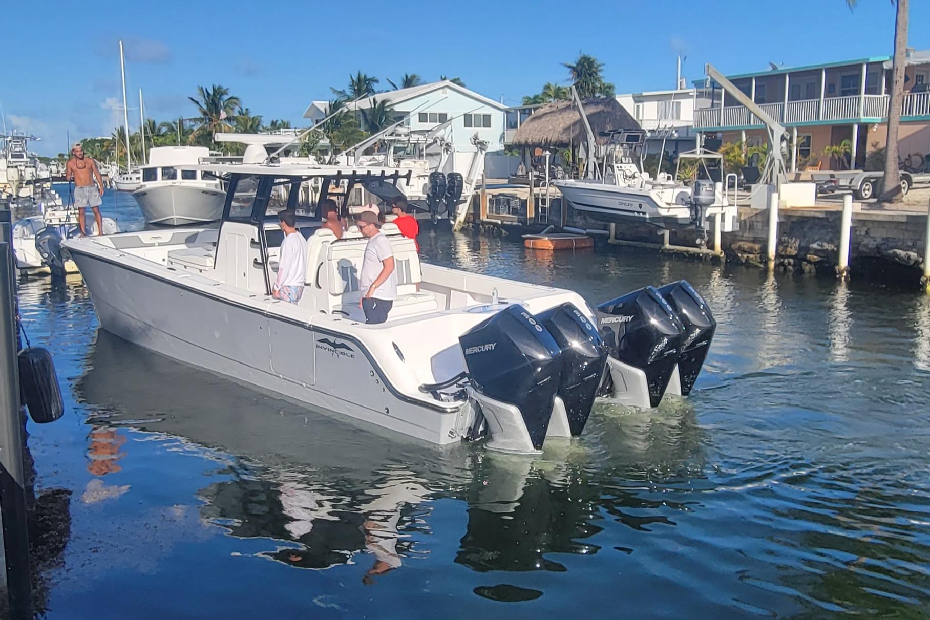 invincible power catamaran