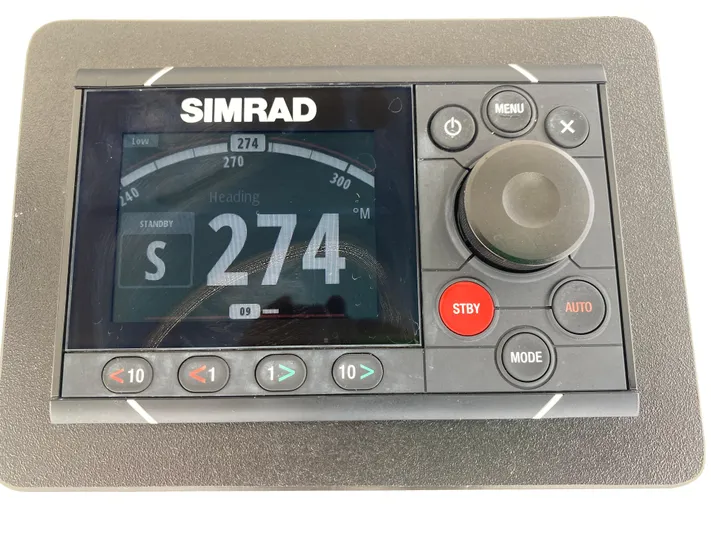 Pretty Fine Yacht Photos Pics Simrad marine navigation display on 2003 Riviera 47 Convertible yacht.