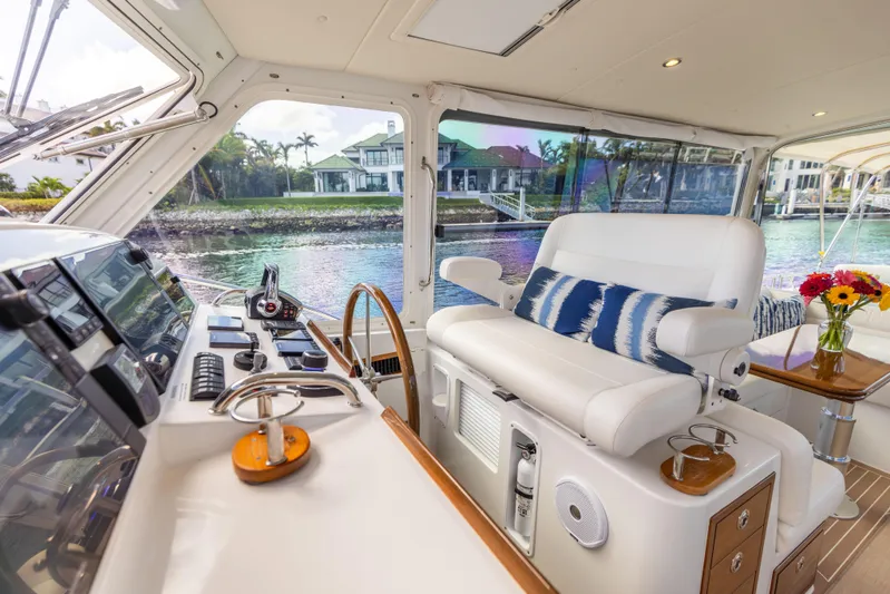 Covert III Yacht Photos Pics MJM 53 Covert III - Exterior Helm