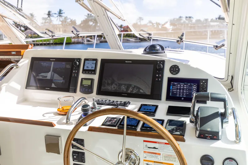 Covert III Yacht Photos Pics MJM 53 Covert III - Exterior Helm