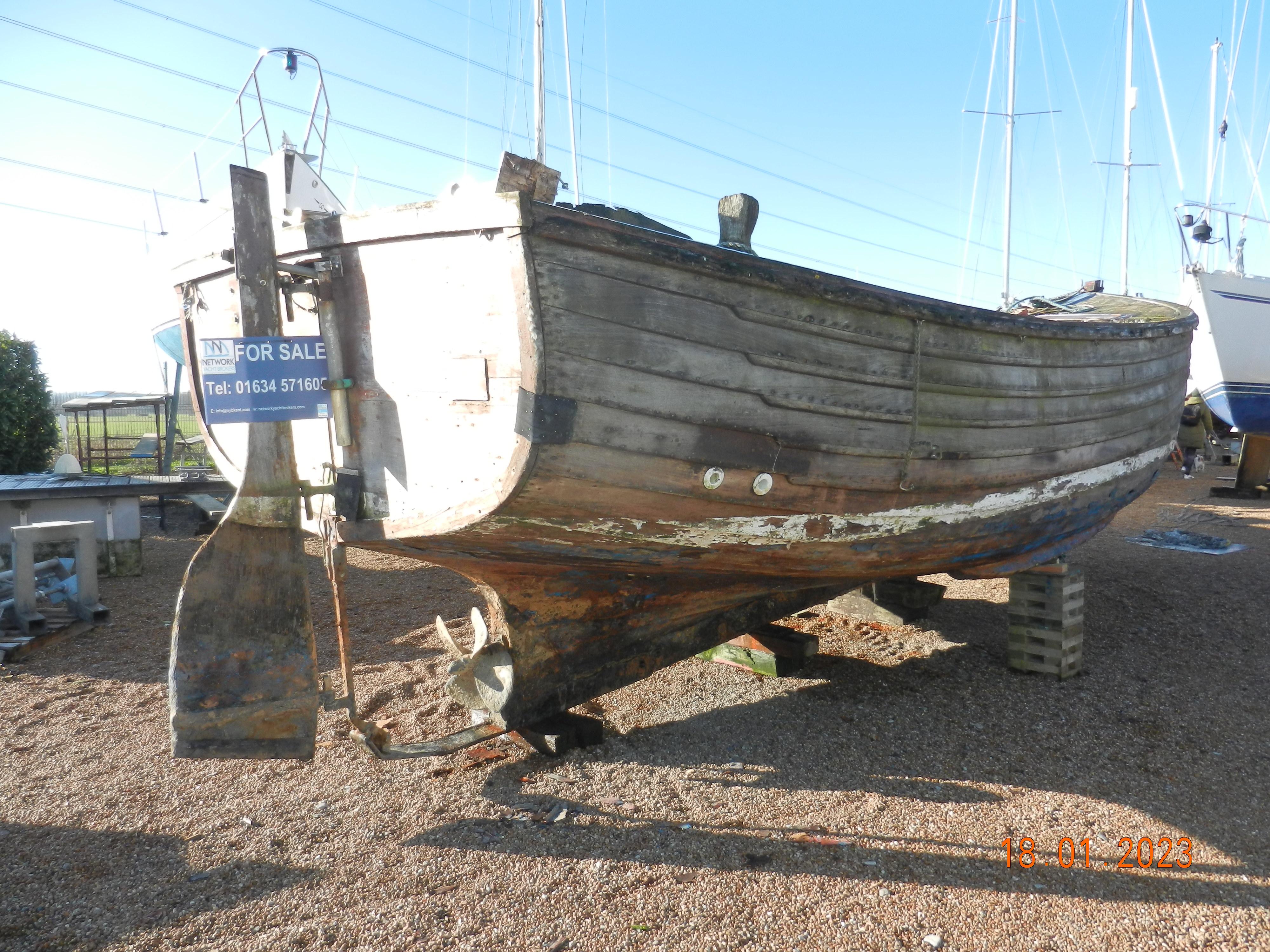 1960 Classic Wooden Fishing Boat