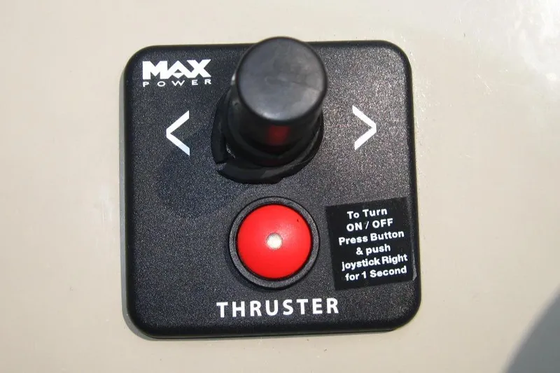  Yacht Photos Pics Joystick control panel for Max Power thruster on 2011 Sea Ray 350 Sundancer boat.