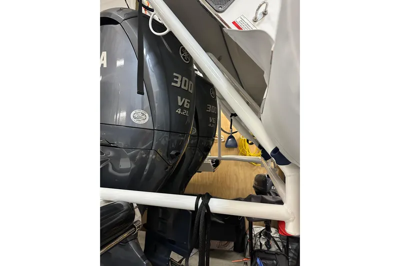  Yacht Photos Pics 2023 Cutwater C-32 Coupe with Yamaha 300 V6 outboard engines.