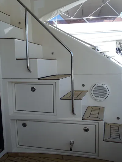  Yacht Photos Pics Manufacturer Provided Image: Steps to Bridge