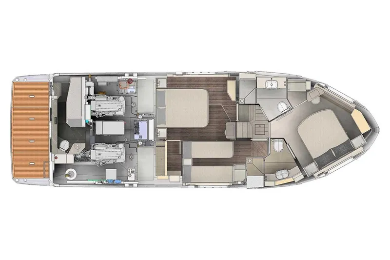 Coming To Ocean Village Summer 2026 Yacht Photos Pics Floor plan of Absolute NAVETTA 50 yacht 2026.