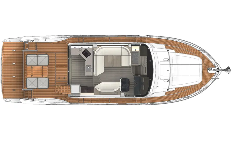 Coming To Ocean Village Summer 2026 Yacht Photos Pics Floor plan of Absolute NAVETTA 50 yacht, year 2026.
