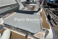 2020 Capelli Tempest 40 boat with spacious deck and seating, docked at a marina.