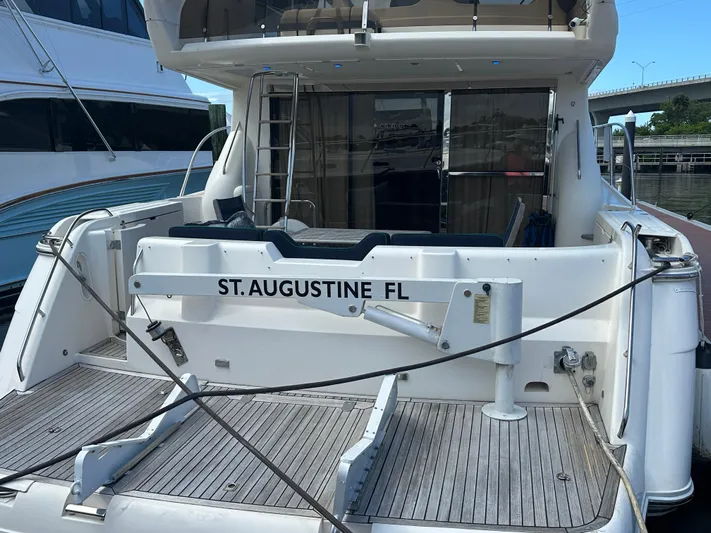  Yacht Photos Pics 2000 Viking Princess Sport Cruiser docked in St. Augustine, Florida marina.