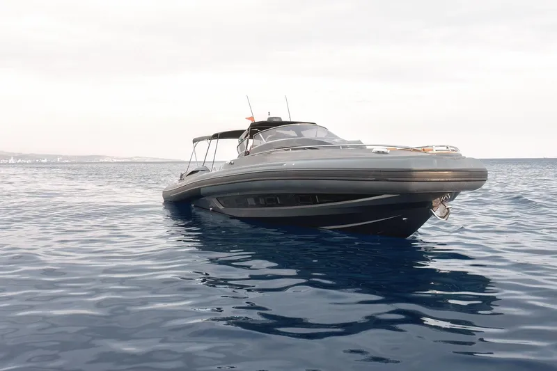 Aquaholic Yacht Photos Pics 2017 Sacs Marine Sacs Strider 18 yacht on calm sea.