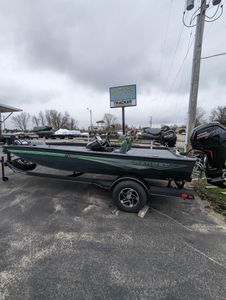 2024 Ranger RT188P fishing boat on trailer in dealership lot.