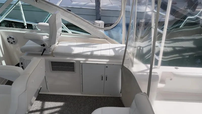 Siboney Yacht Photos Pics Interior of Cabo 40 Express yacht, 2004 model.