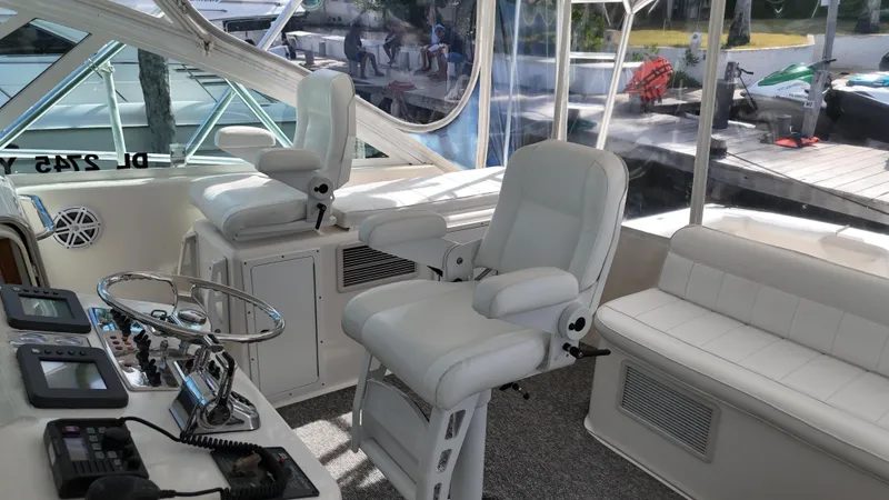 Siboney Yacht Photos Pics Interior of 2004 Cabo 40 Express yacht.