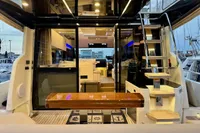Luxurious interior of 2017 Cranchi E 52 F yacht with modern design and elegant finishes.
