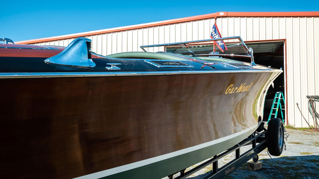 1930 Gar Wood Triple Cockpit Runabout