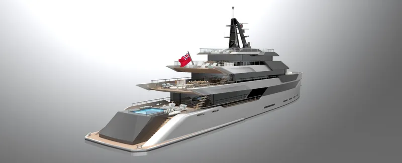 Above + Beyond Yacht Photos Pics Luxurious 2028 Turquoise 65M yacht with sleek design and modern amenities.