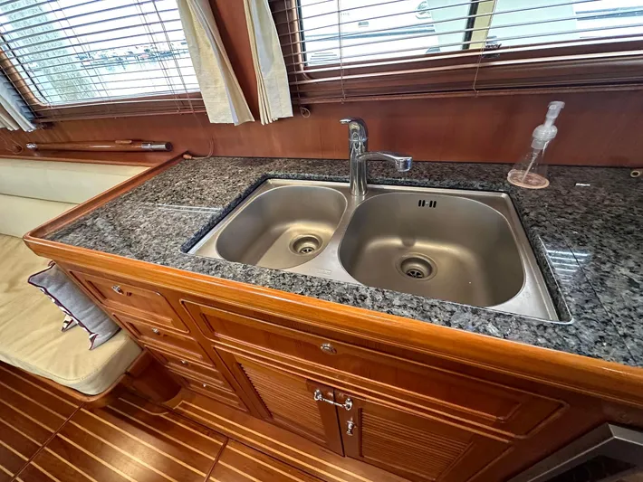  Yacht Photos Pics Galley With Granite Countertops