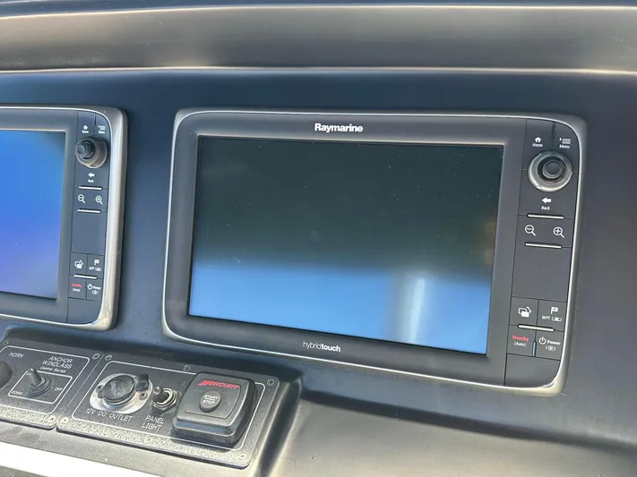  Yacht Photos Pics Two separate &nbsp;Raymarine navigation displays