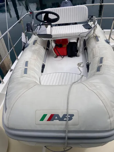  Yacht Photos Pics AB Hard Bottom Inflatable W/Low Hour Outboard. Wheel Steering W/Controls