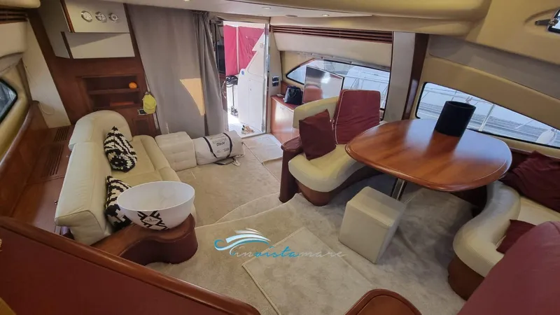  Yacht Photos Pics Aicon 52 dinette 2