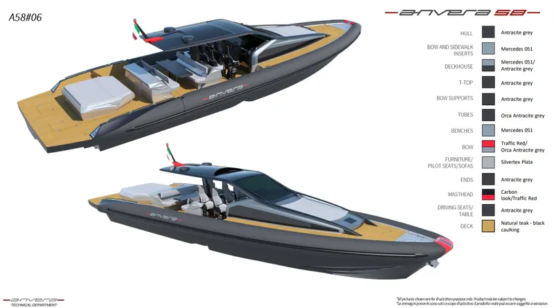  Yacht Photos Pics Anvera 58 USA 2025 luxury yacht with sleek design, spacious deck, and modern features.