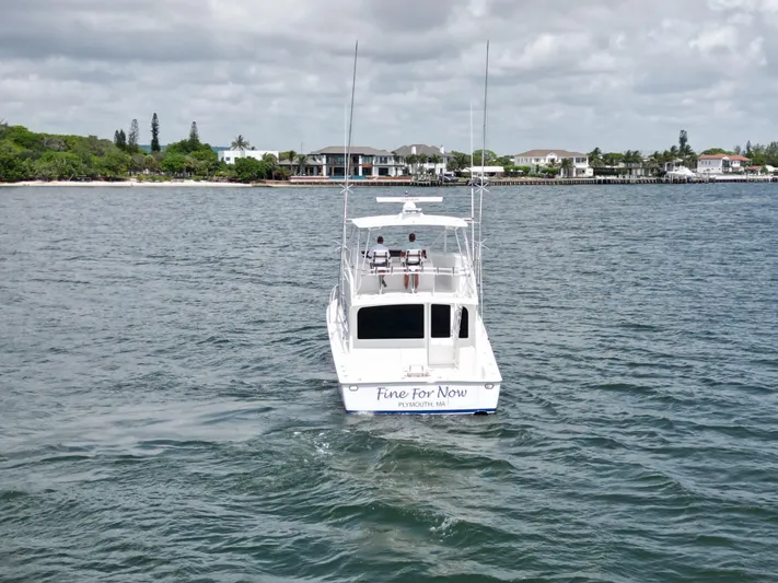 Fine For Now Yacht Photos Pics Viking 48 FINE FOR NOW - Aft Profile