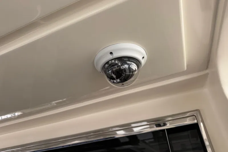  Yacht Photos Pics Security camera installed on 2009 Canados 86 yacht ceiling.