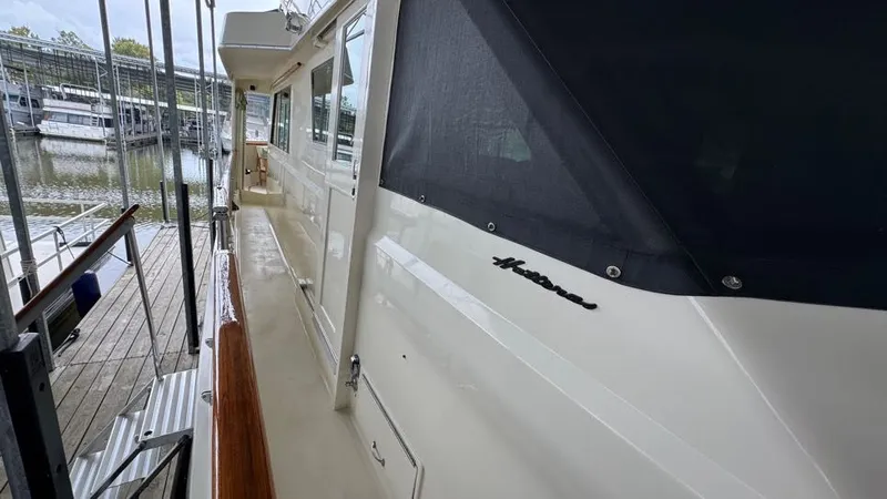 Lila Blue Yacht Photos Pics Starboard Side Deck